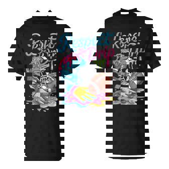 Football Drip Boys Football Ice Cream Sprinkle Respect Drip T-Shirt - Monsterry