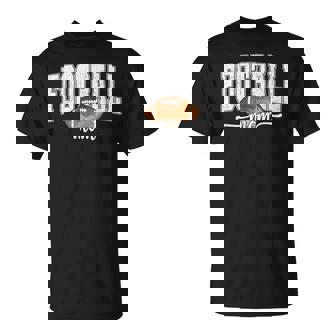 Football Mama Fall Retro Football Mom Game Day Cheer Season T-Shirt - Thegiftio