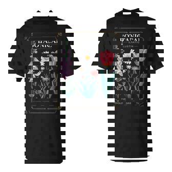 Foxglove Daisy Tulip Field Vibe Vintage Flower Arrangement T-Shirt | Mazezy