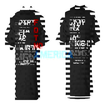 Foxtrot Delta Taco No King In America Since 1776 4Th Of July T-Shirt - Thegiftio