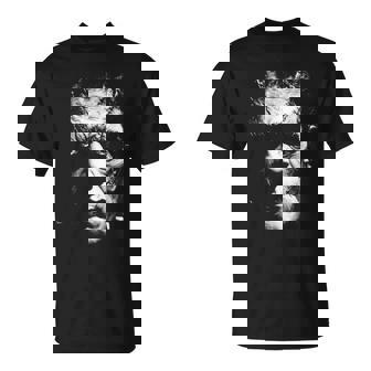 Frankenstein Portrait Classic Halloween Monster Horror Movie T-Shirt - Monsterry