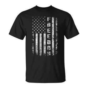 Freedom Usa Flag For Men T-Shirt - Monsterry