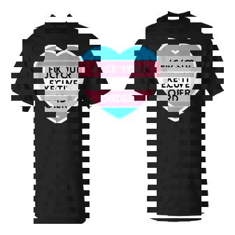 Fuck Your Executive Order Transgender Heart T-Shirt - Thegiftio UK