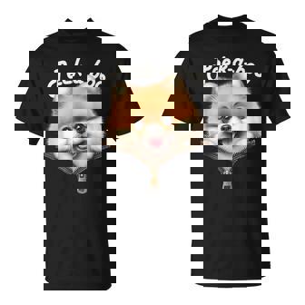 Peek-A-Boo ポメラニアン Tシャツ - Kawaiitshirt