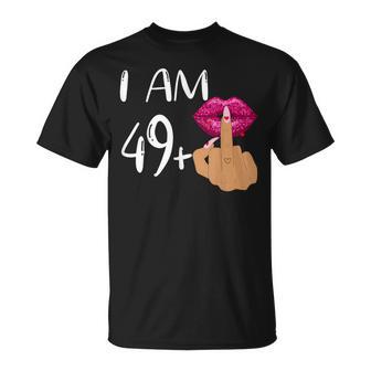 50Th BirthdayI Am 491 Finger BirthdayI'm 49 Plus 1 T-Shirt - Thegiftio UK