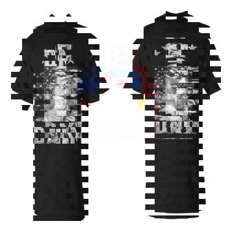 Ben Drankin 4Th Of July Usa Flag Drinking Beer T-Shirt | Mazezy