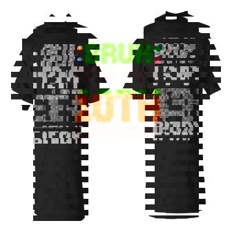 Birthday Boy Bruh It's My 10Th Birthday Gamer Pixel T-Shirt - Monsterry