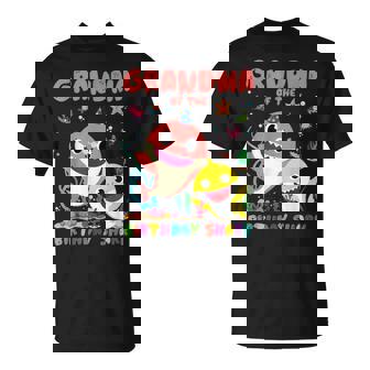 Birthday Boy Girl Grandma Of The Birthday Family Shark T-Shirt - Thegiftio