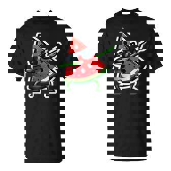 Dabbing スイカ サマーフルーツサングラス スイカ Tシャツ - Kawaiitshirt