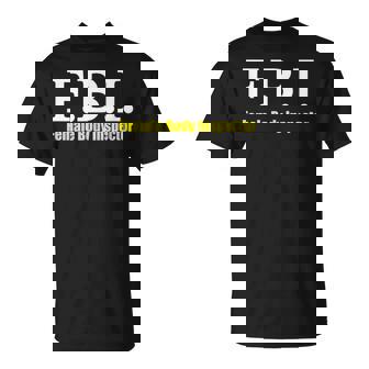 メンズ Fbi Female Body Inspector Meme Novelty Apparel Tシャツ - Kawaiitshirt