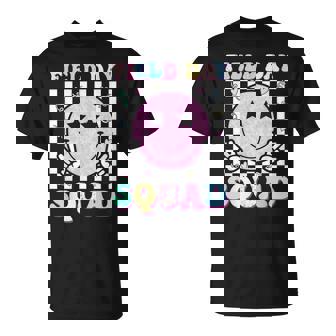 Field Day Squad Retro Groovy School Field Day Team T-Shirt - Thegiftio