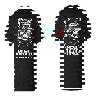 Fourth Of July Raccoon Patriotic 4Th Of July Merica T-Shirt | Mazezy