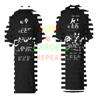 Game Eat Sleep Grow A Garden Repeat Gamer T-Shirt | Mazezy