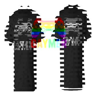 Gaymer Rainbow Game Pride Lgbt Support T-Shirt - Thegiftio