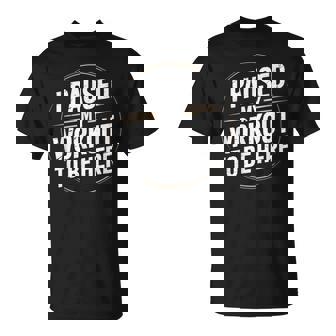 Gym Fitness Workout Motivation Humor Training Tシャツ - Kawaiitshirt