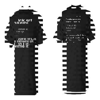 Hacker For Computer Programmer Camiseta unisex - Regaloses