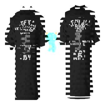 If They Talk Behind Your Back Fart かわいい動物モンスター Tシャツ - Kawaiitshirt