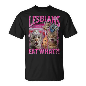 Lesbians Cat Owner Lesbians Eat What Maglietta - Novitaregali