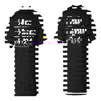 Lgbt プライド ノンバイナリー フラッグ ノンバイナリー Tシャツ - Kawaiitshirt