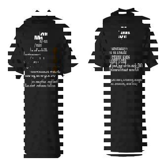 Mom Definition Mother's Definition Birthday T-Shirt - Monsterry