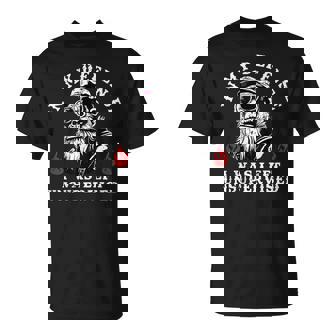 Monkey In My Defense I Was Left Unsupervised On Back T-Shirt - Thegiftio UK