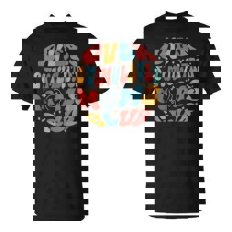 Mother's Day Mom Life Groovy Overstimulated Moms Club T-Shirt - Thegiftio UK