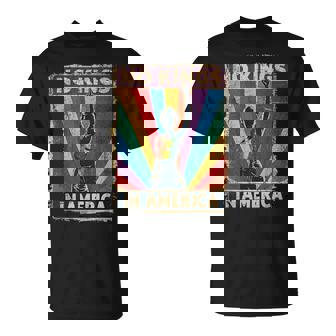 No Kings In America Lgbt Retro T-Shirt - Thegiftio UK