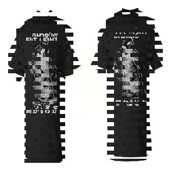 Penguin Fight Or Flight Meme Penguin With Knife T-Shirt - Thegiftio