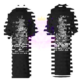 Queef Queen Cat Inappropriate Dirty Adult Humor Jokes T-Shirt | Mazezy