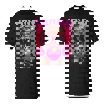 Trump 2024 メガネ&バブルガム ピンク Tシャツ - Kawaiitshirt