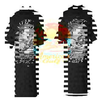 Trump Retro Vintage Welcome To America's Gulf Est 2025 T-Shirt - Thegiftio