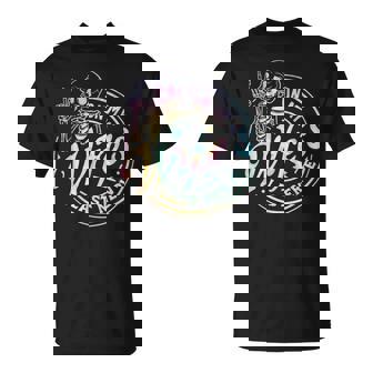 On My Wife's Last Nerve Tie Dye Skull T-Shirt - Monsterry