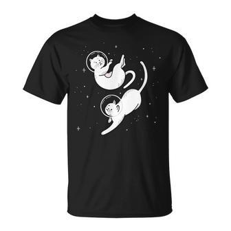 Galaxy Katze Einzigartigesüße Weltraum Katzen T-Shirt - Geschenkecke