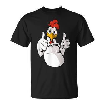 Gallo Granja De Pollos Granjero De Pollos Camiseta unisex - Regaloses