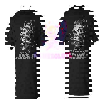 Gamesolotl Axolotl Word Game For Gamer T-Shirt - Seseable