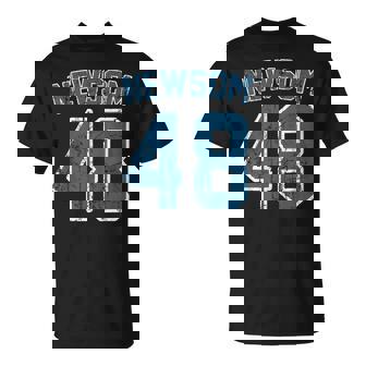 Gavin Newsom 2028 For President Election Campaign Newsom 48 T-Shirt | Mazezy