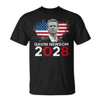 Gavin Newsom 2028 For President Election Campaign Women T-Shirt - Thegiftio UK