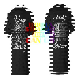 Gay Pride Month Straight Friend Lgbtq Ally Rainbow Women T-Shirt - Thegiftio