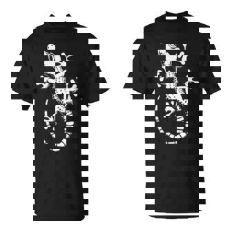 Gecko Dad Mom Lover モノクロ ヤモリ Tシャツ - Kawaiitshirt