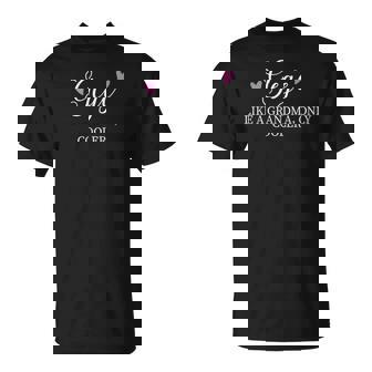Gege Like A Grandma Only Cooler Heart Mother's Day Gege T-Shirt - Monsterry