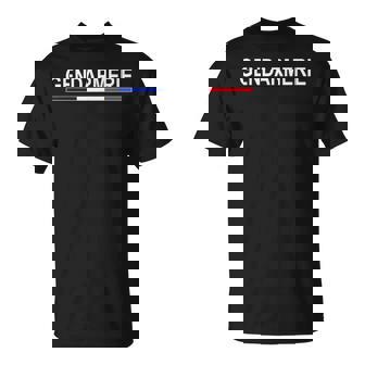 Gendarmerie Police Gendarme Costume Déguisement Drôle Humour T-Shirt - Cadeauxyz
