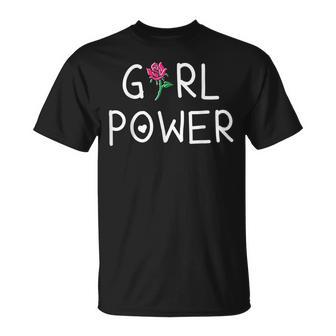 Girl Power Es Fuertes E Independientes Igualdad Chicas Camiseta unisex - Regaloses