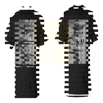 Girl Will Be Girls S Medusa Feminist Women T-Shirt | Mazezy