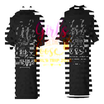 Girls On The Loose Tie Dye Girls Weekend Trip 2025 T-Shirt - Monsterry