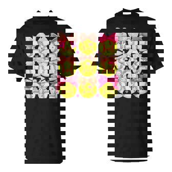 Girls Softball Pink Toddler Softball T-Shirt - Thegiftio