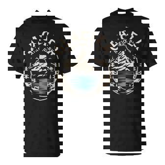 Glacier National Park Retro Outdoor Nature Us National Park T-Shirt - Thegiftio