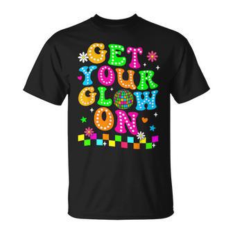 Get Your Glowing On In My Glowing Era Team Party Matching T-Shirt - Thegiftio UK