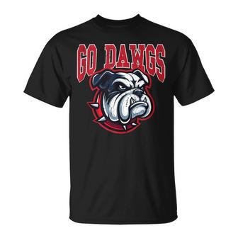 Go Dawgs Bulldogs T-Shirt - Thegiftio UK