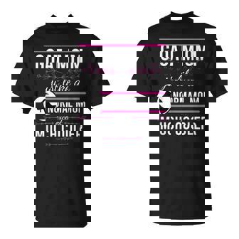 Goat Mom Goat Lady Mother's Day Goat Lover Mother Women T-Shirt - Monsterry