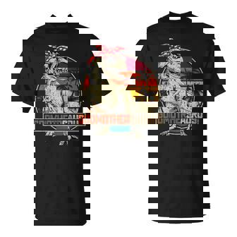 Godmothersaurus T Rex Dinosaur Godmother Saurus Family Match T-Shirt - Monsterry